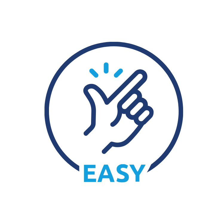 3ステップの簡単操作